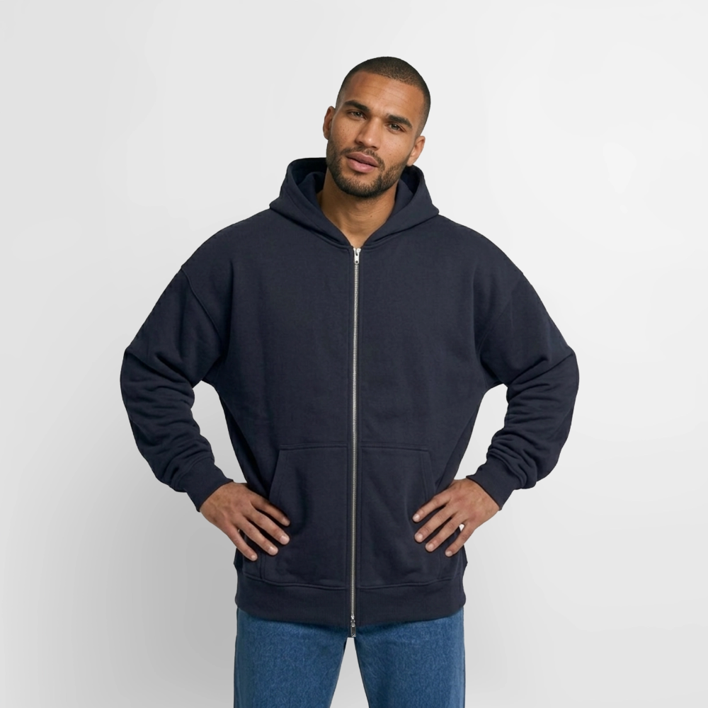 Sweat à capuche unisexe zippé oversize épais SPREAD – Image 4