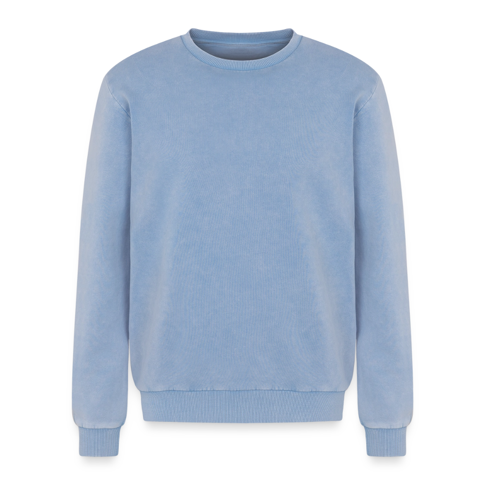 Sweatshirt unisexe Premium acid-wash en coton