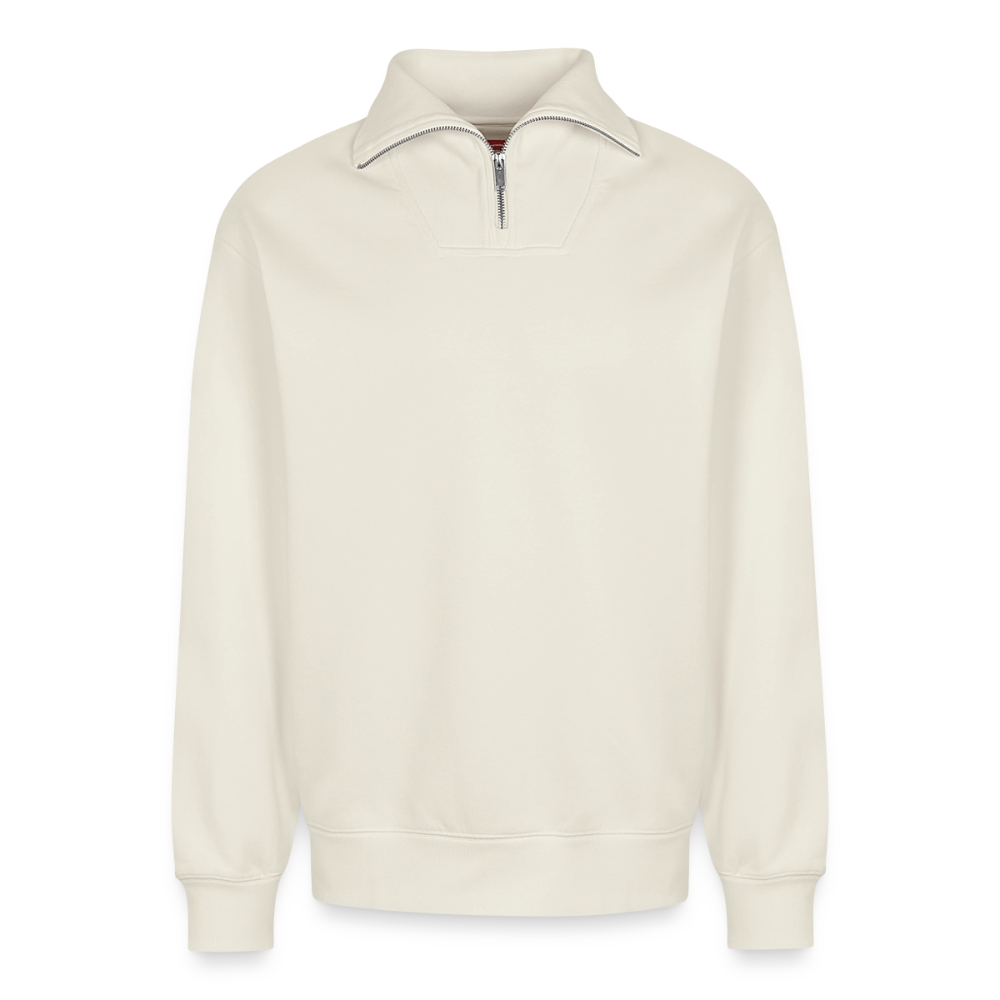 Sweat unisexe décontracté en coton biologique à demi-zip – de SPREAD