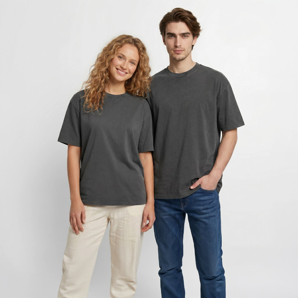 T-shirt Premium unisexe oversize acid-washed – Image 2
