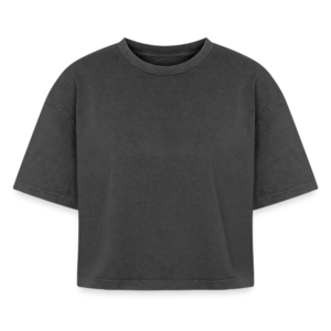 T-shirt femme boxy effet acid wash Premium