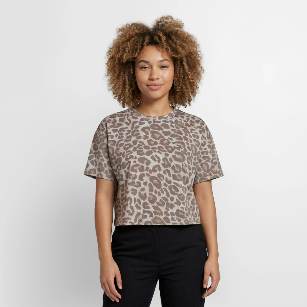 T-shirt boxy femme léopard premium – Image 2