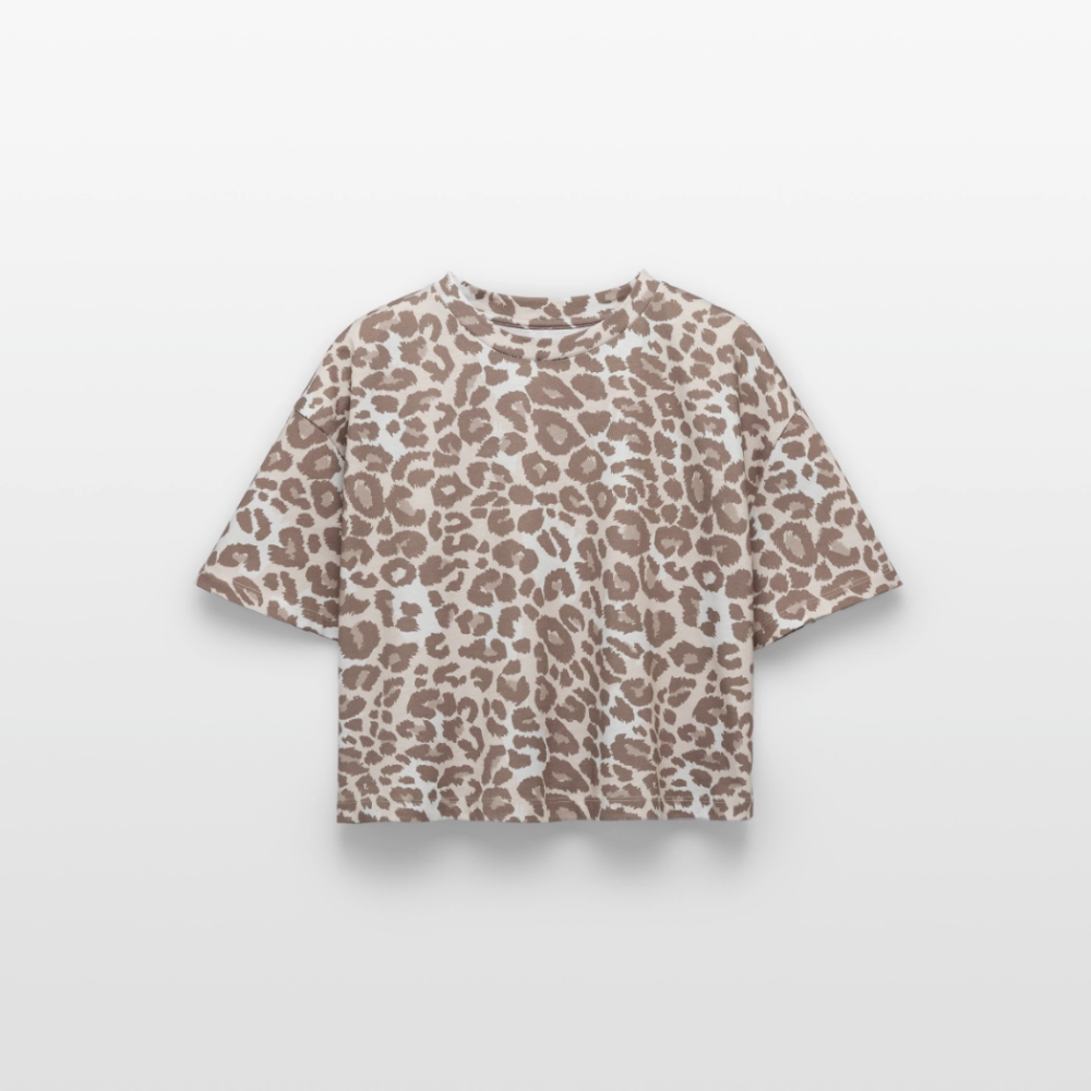 T-shirt boxy femme léopard premium – Image 3