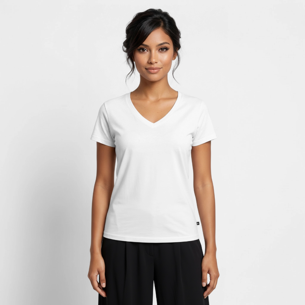 T-shirt bio col V Stanley & Stella Femme – Image 2