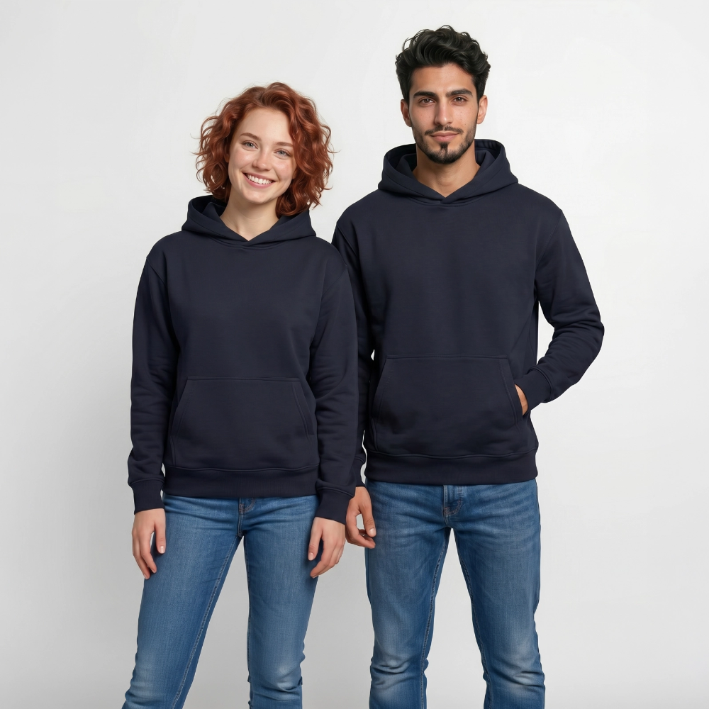 Sweat à capuche unisexe décontracté en coton biologique – de SPREAD – Image 2