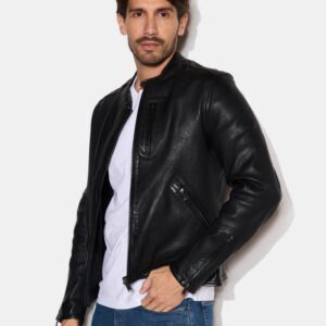 CHEVIGNON veste en cuir duke noir – Image 7