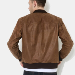 CHEVIGNON veste en cuir dallas marron – Image 3