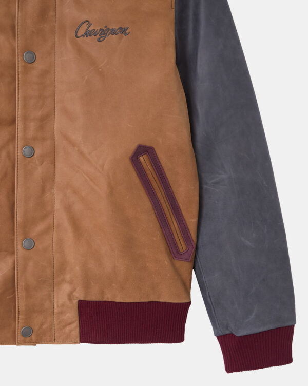 CHEVIGNON blouson en cuir dearest beige
