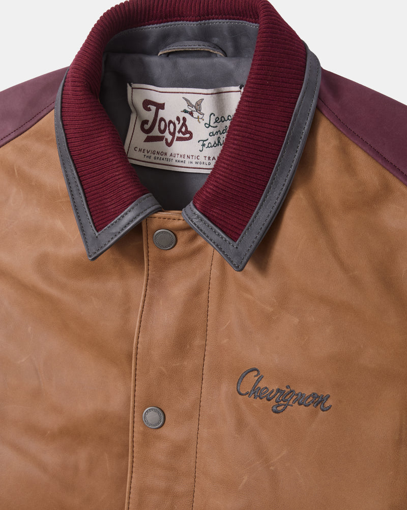 CHEVIGNON blouson en cuir dearest beige – Image 6
